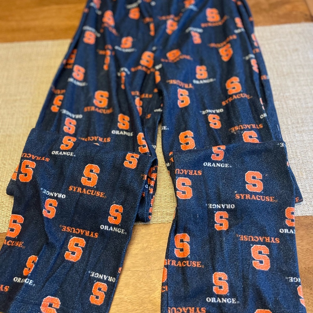 Syracuse Orange Kids Pajama Bottoms - Navy and Orange